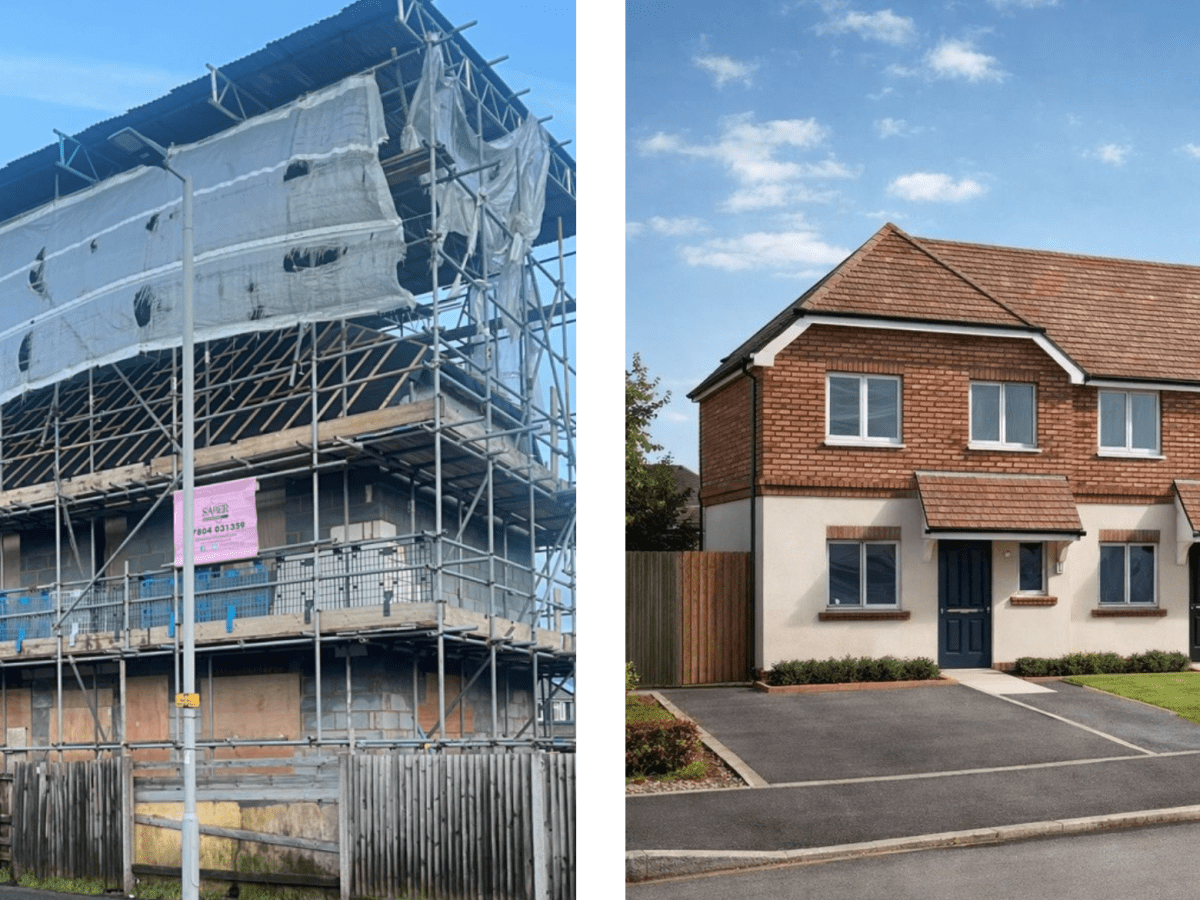 Derelict Sunray Avenue development up for sale for a whopping £650,000